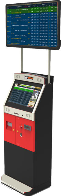 STAND WETT-TERMINAL (1 MONITOR + TV) TipiWIN